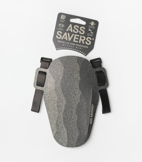 Ass Savers MUDDER Mini DETOUR - Front gravel mudguard with beige dot pattern
